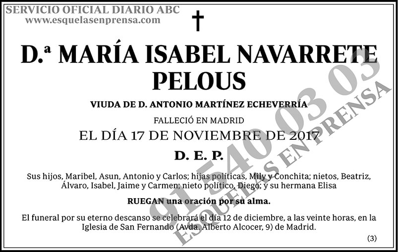 María Isabel Navarrete Pelous